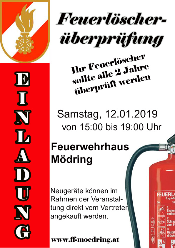 Feuerlöscherüberprüfung